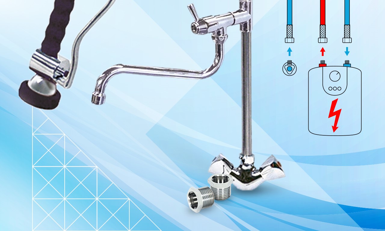 Low-pressure pre-rinse units